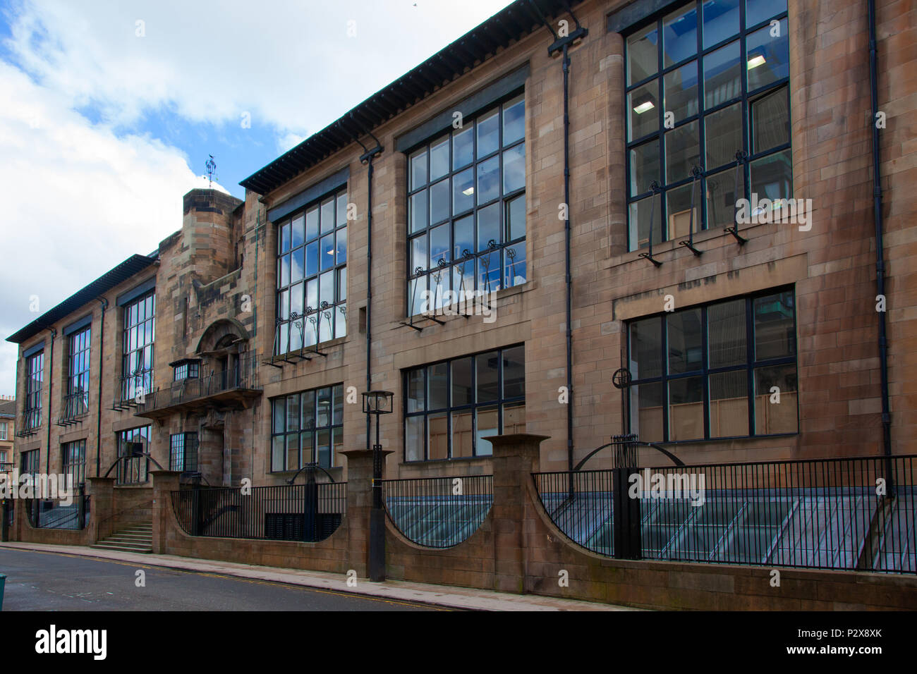 Glasgow School of Art Mackintosh Gebäude Stockfoto