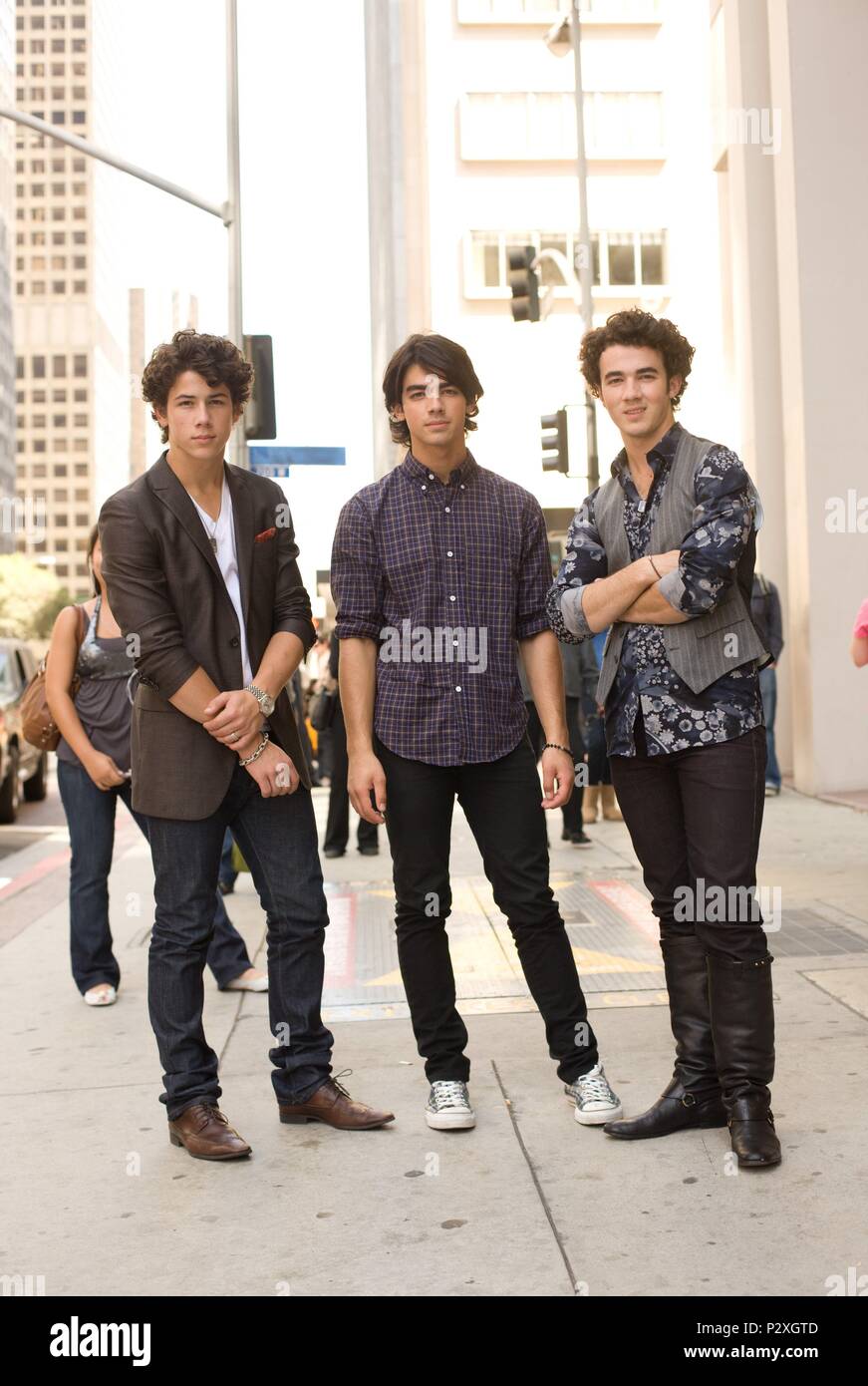 Original Film Titel: JONAS BROTHERS: Die 3D-Konzert erleben. Englischer Titel: JONAS BROTHERS: Die 3D-Konzert erleben. Regisseur: BRUCE HENDRICKS. Jahr: 2009. Stars: KEVIN JONAS, Joe Jonas, NICK JONAS. Credit: Chapman - leonard Studio Equipment/film Quelle // EMERSON, SAM/Album Stockfoto