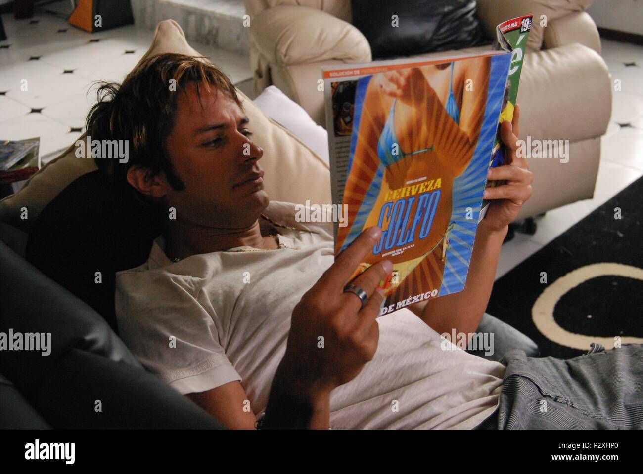 Original Film Titel: RUDO Y CURSI. Englischer Titel: RUDO Y CURSI. Regisseur: CARLOS CUARON. Jahr: 2008. Stars: Gael Garcia Bernal. Quelle: SONY PICTURES CLASSICS/VENEGAS, IVONNE/Album Stockfoto