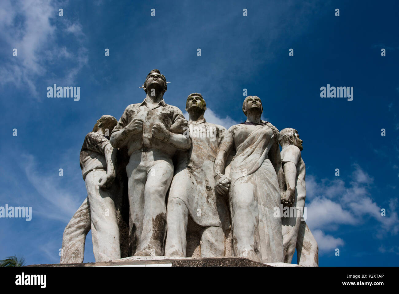 Die Raju Memorial Bildhauerei an der Universität von Dhaka. Dhaka, Bangladesch. Stockfoto