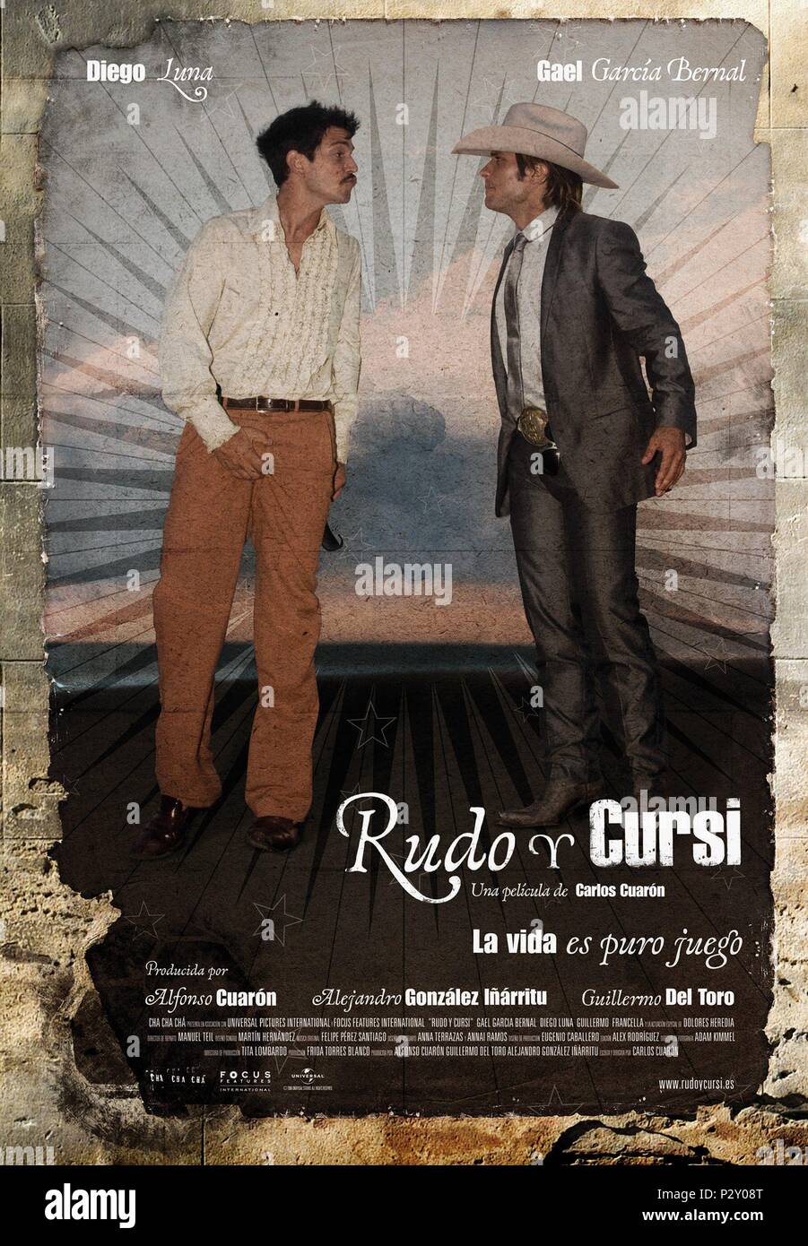 Original Film Titel: RUDO Y CURSI. Englischer Titel: RUDO Y CURSI. Regisseur: CARLOS CUARON. Jahr: 2008. Quelle: SONY PICTURES CLASSICS/Album Stockfoto