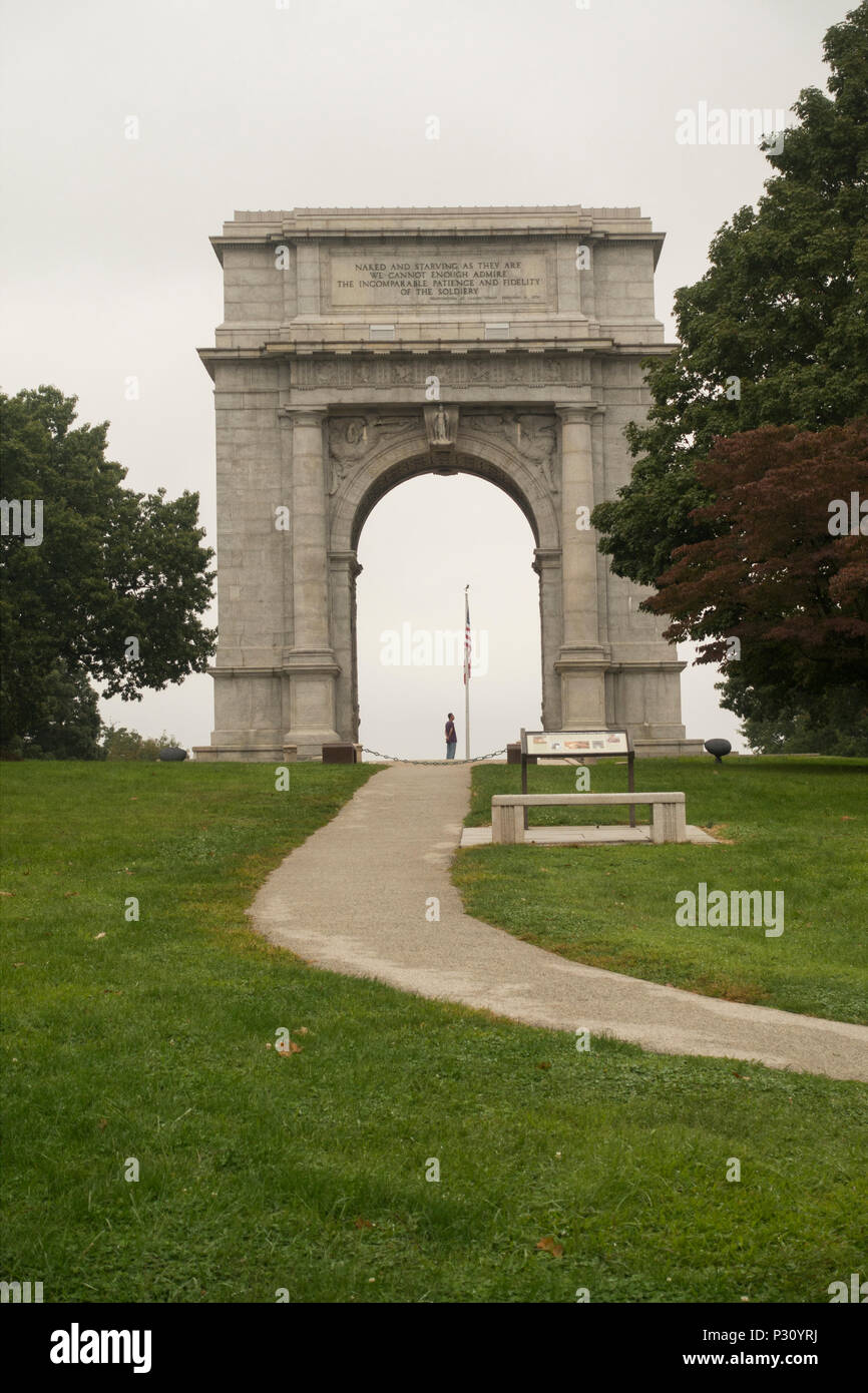 Valley Forge National Historical Park PA Stockfoto