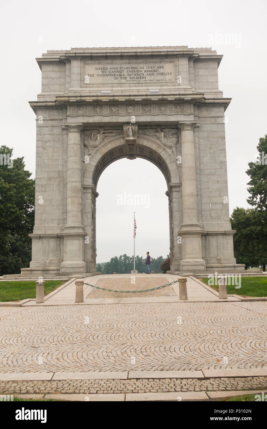 Valley Forge National Historical Park PA Stockfoto