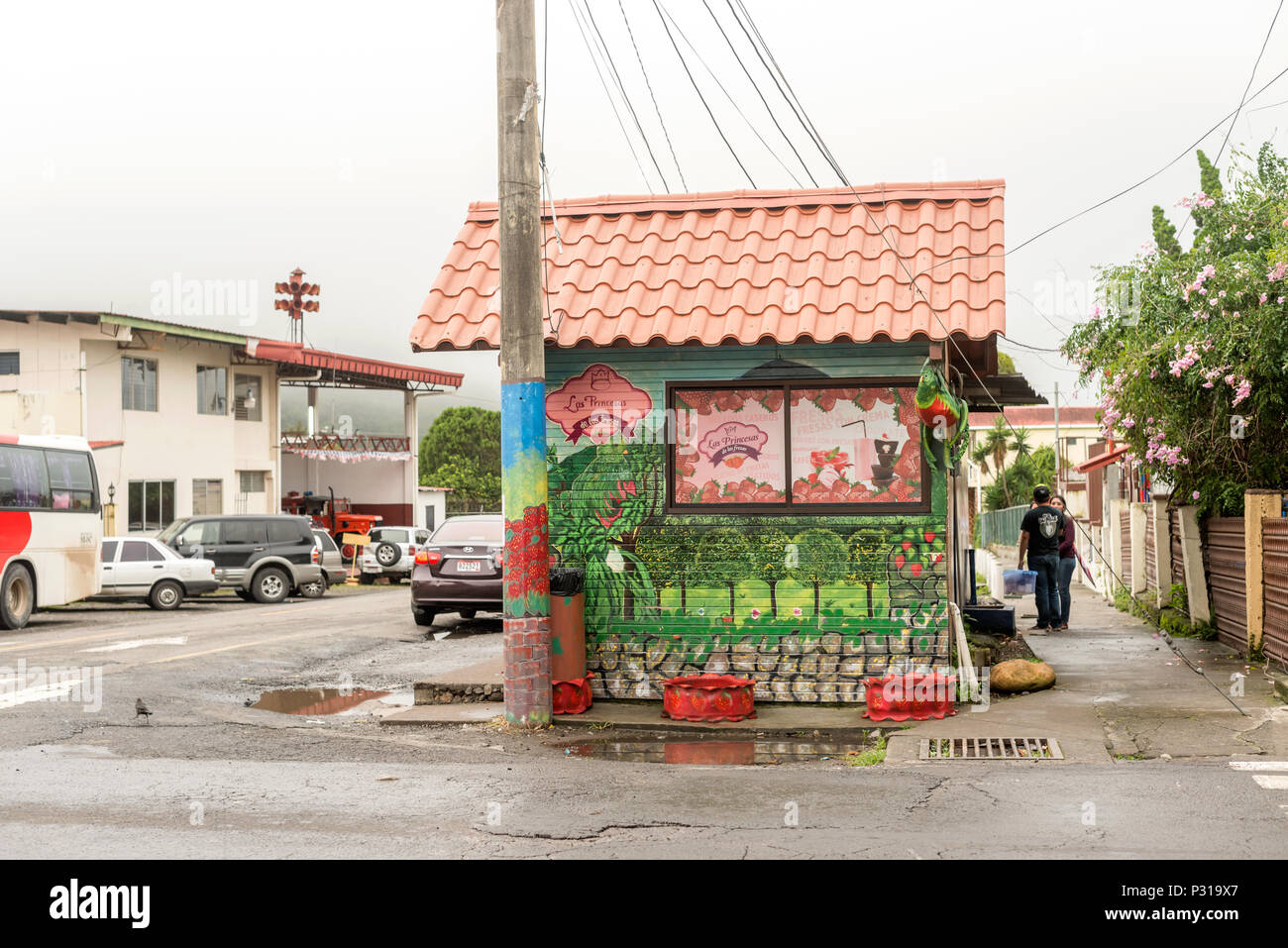 Boquete, Panama - November 19, 2015: Fast-Food-Restaurant in der Stadt von Boquete Panama Stockfoto