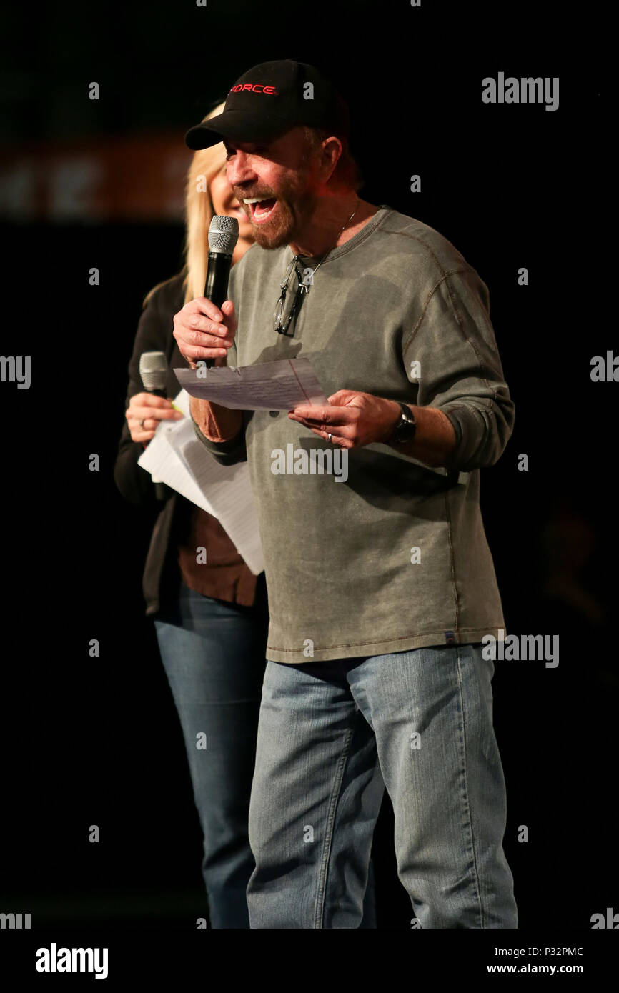 Sydney, NSW, Australien. 17 Juni, 2018. Amerikanischer Schauspieler Chuck Norris an Supanova Sydney 2018 Credit: Christopher Khoury/australischen Presse/ZUMA Draht/Alamy leben Nachrichten Stockfoto