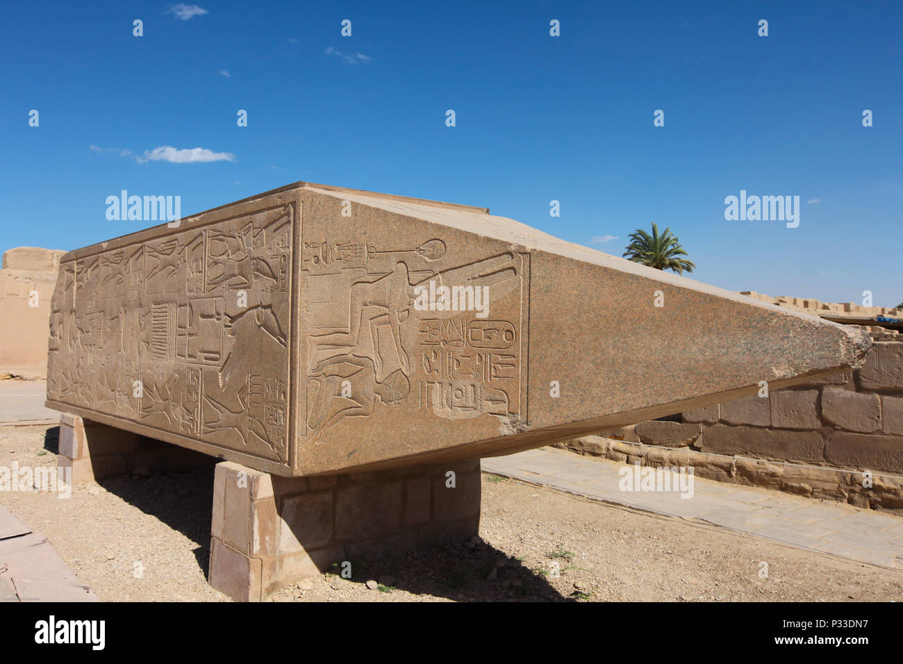 Karnak Tempel 11. Stockfoto