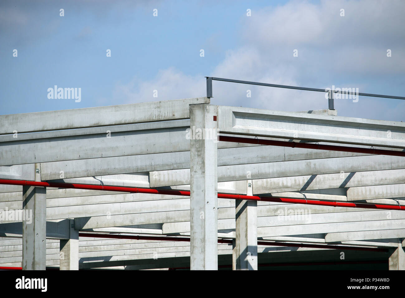 Fabrik Baustelle detail Industrie Stockfoto