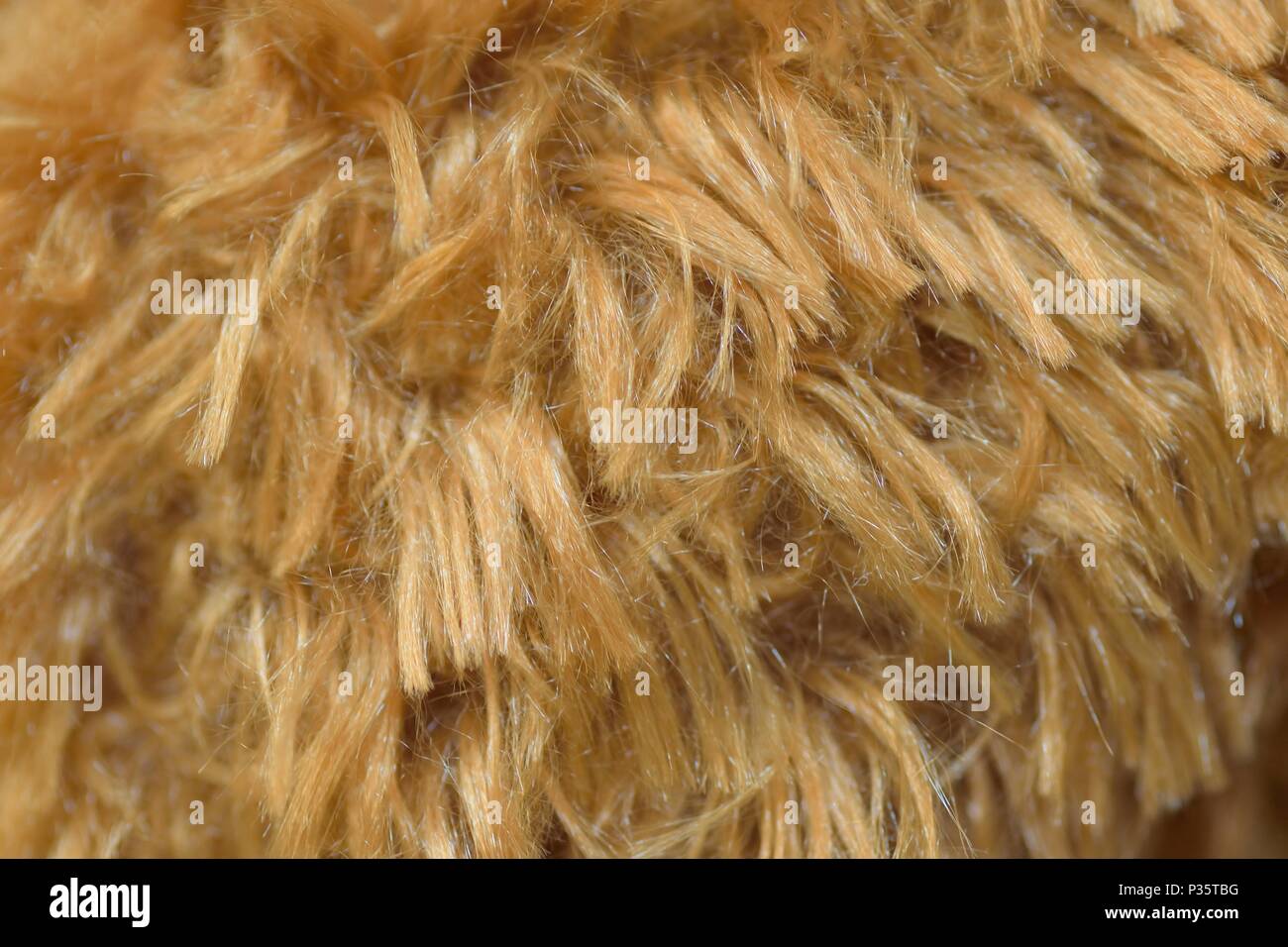 Makro Textur von Fleece Jacket Oberfläche Stockfoto