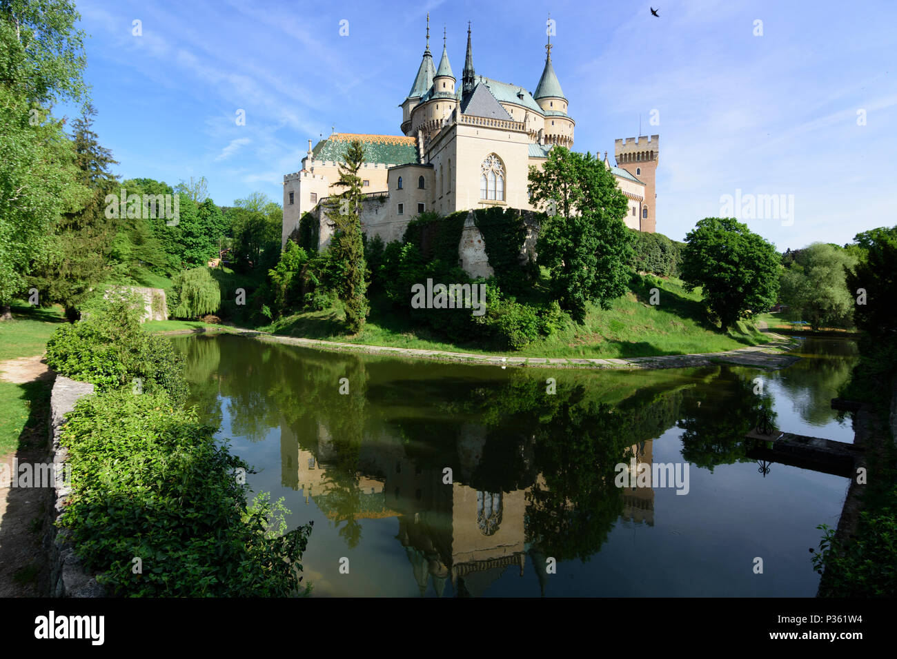 Bojnice (weinitz) Schloss Bojnice in der Slowakei Stockfotografie Alamy