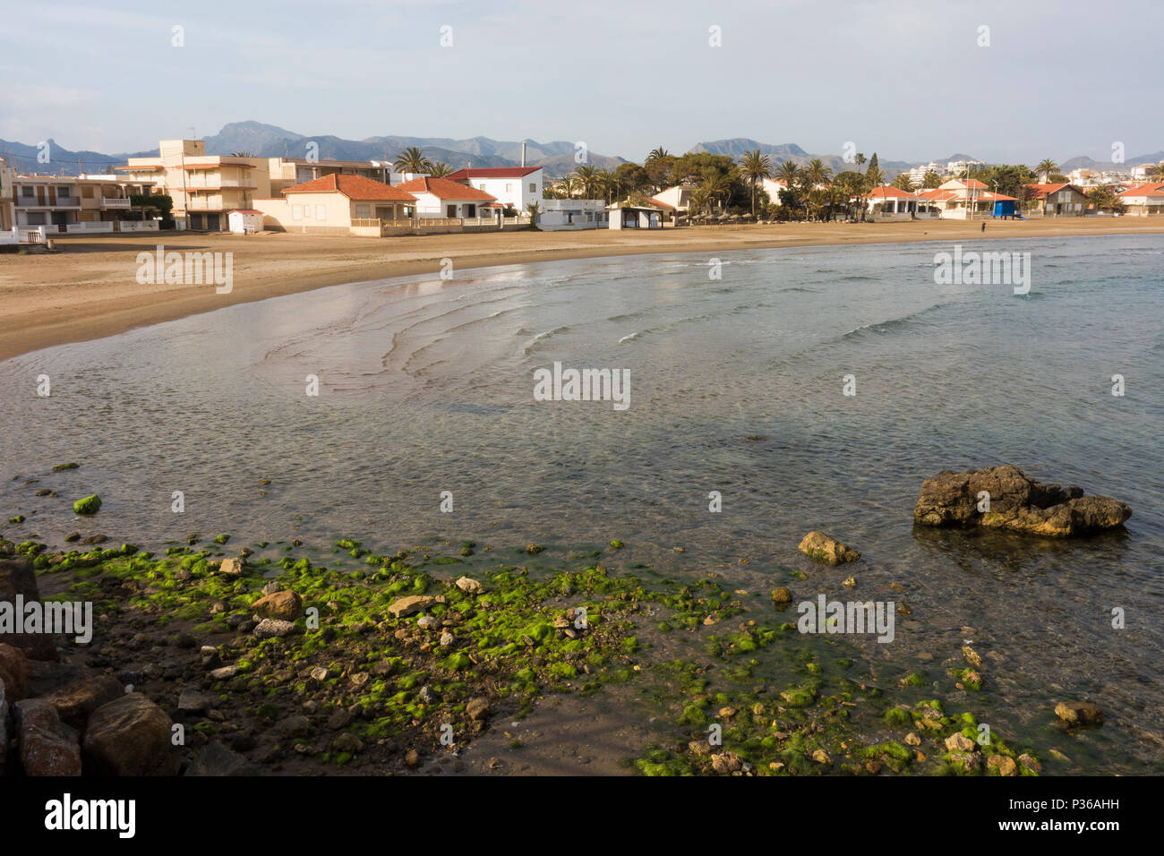 Playa de Nares, Puerto de Mazarrón, Murcia, Costa Calida, Spanien. Stockfoto