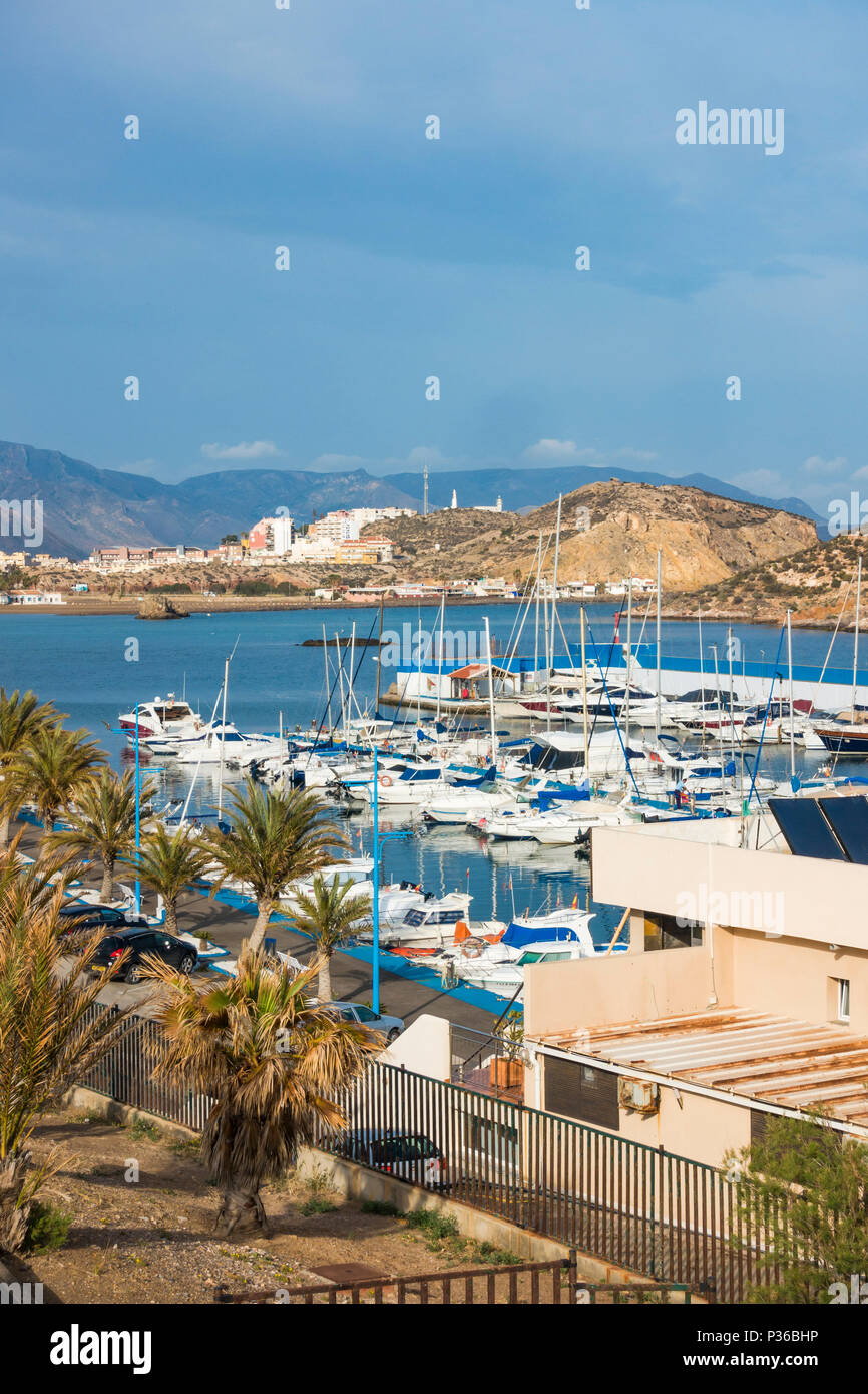 Puerto Deportivo, Marina, Hafen von Puerto de Mazarrón, Murcia, Costa Calida, Spanien. Stockfoto