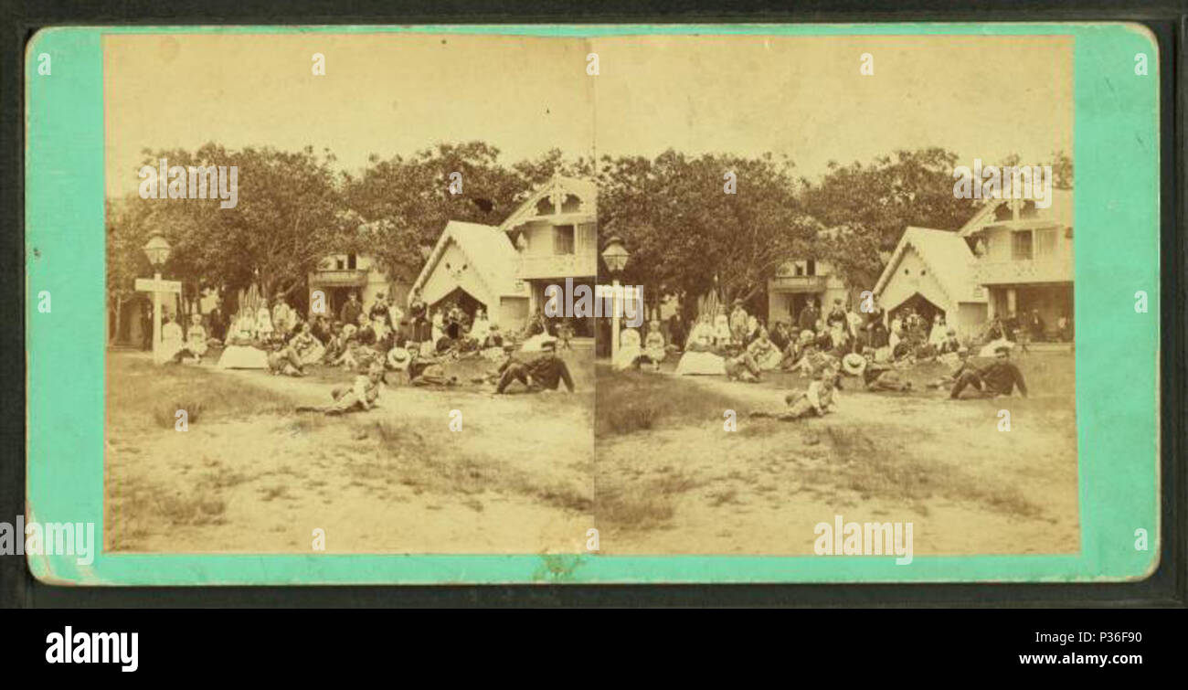 . County Park. Abdeckung: 1865?-1880?. Quelle Impressum: Edgartown, Mass.: C.H. Shute & Sohn und R.G. Shute, 1865?-1880?. Digitale Element veröffentlicht 8-31 2005; 2-12-2009 aktualisiert. 77 County Park, durch C.H.Shute &Amp; Sohn Stockfoto