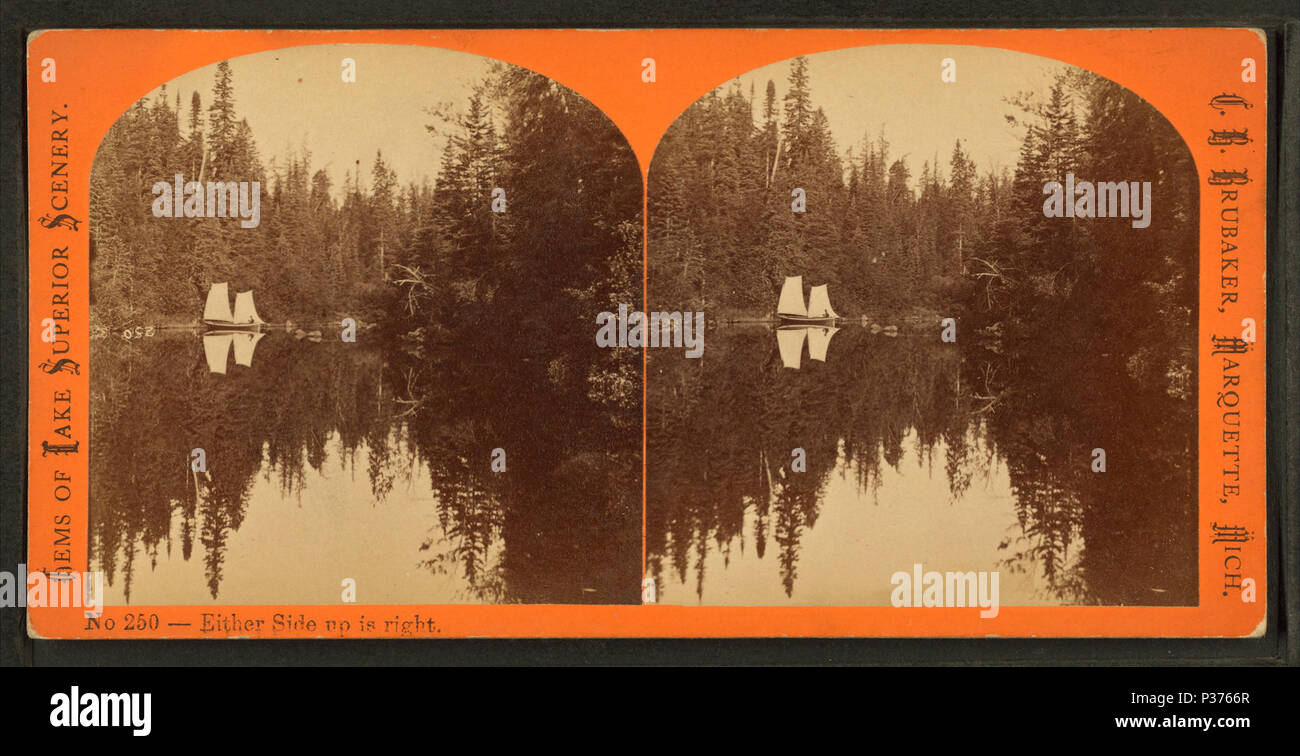 93 Entweder nach oben rechts, von Robert N. Dennis Sammlung von stereoskopische Ansichten Stockfoto