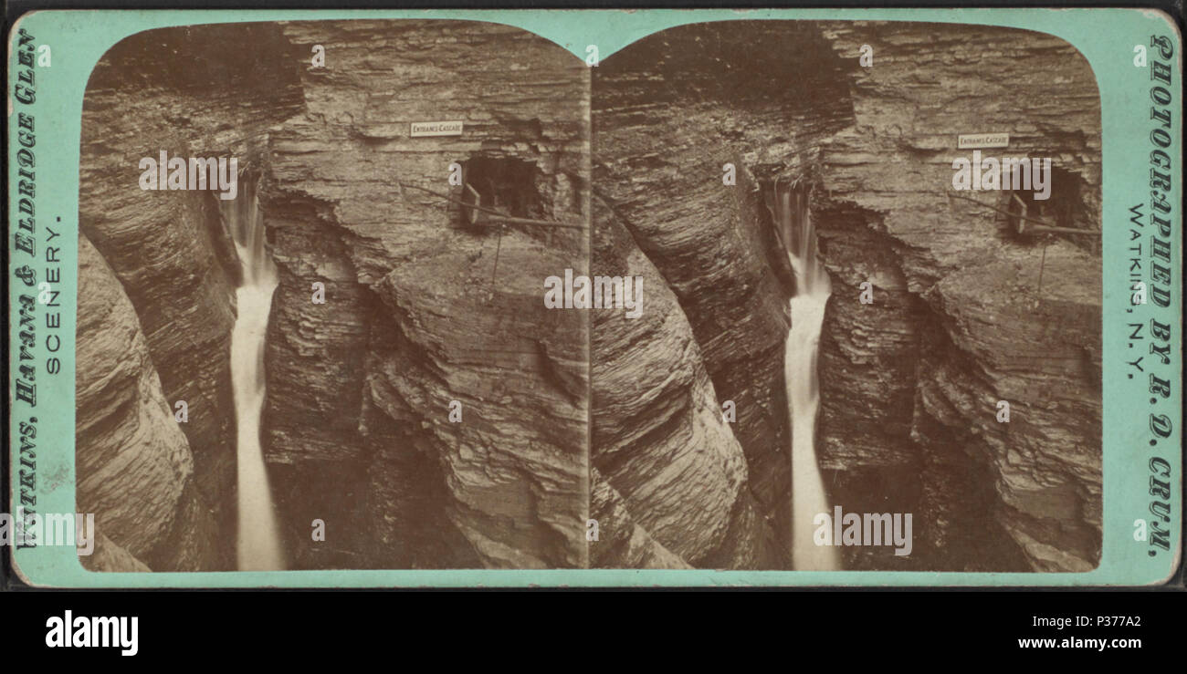 95 Eingang Kaskade, durch Crum, R.D., fl. 1870-1879 Stockfoto