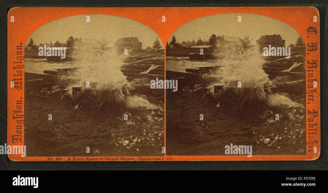 12 Nord - Ostern in Duluth Hafen, (instaneous), durch C.B. Brubaker Stockfoto