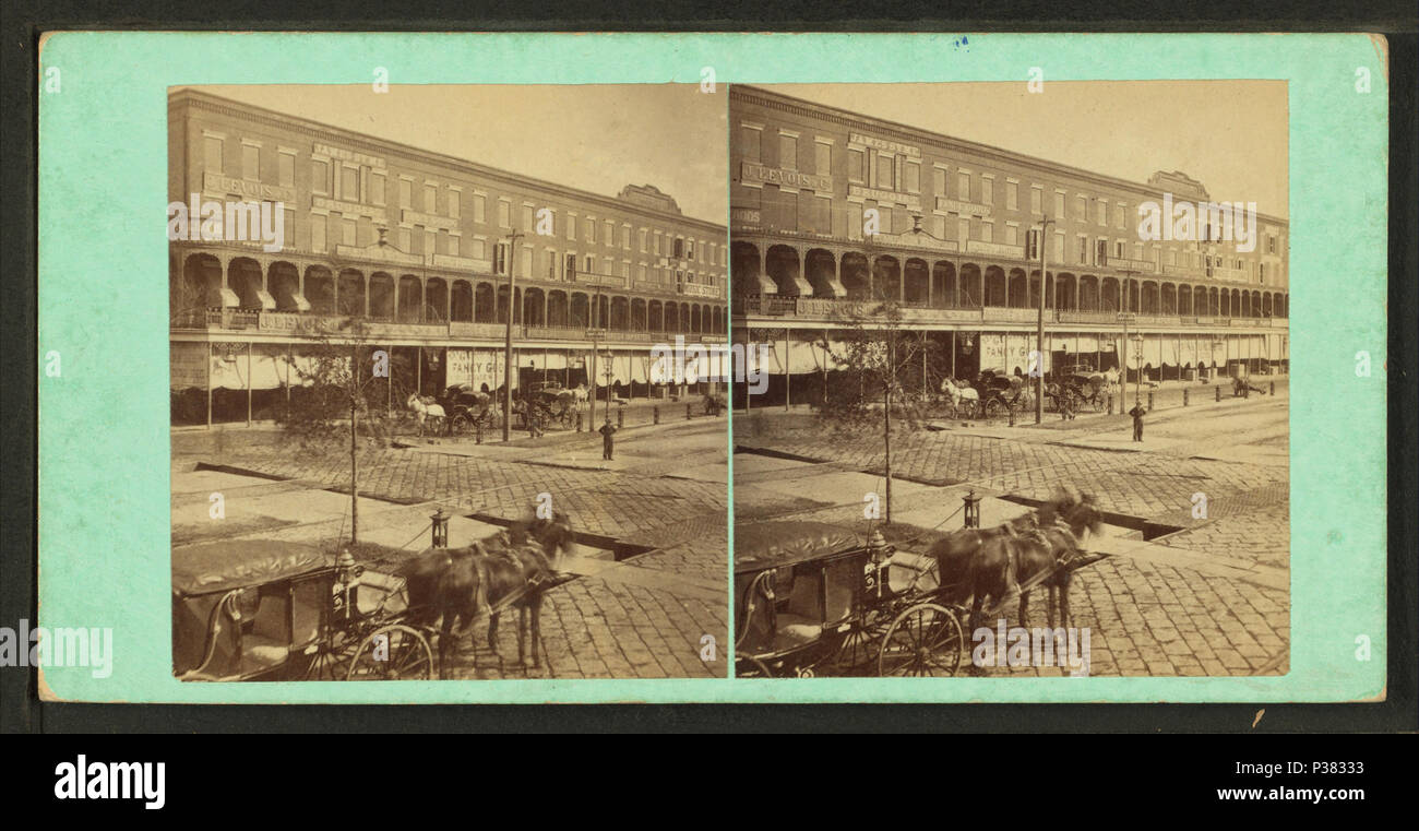 119 Allgemeine street view, Pferd - Buggys, Theodore Lilienthal Stockfoto