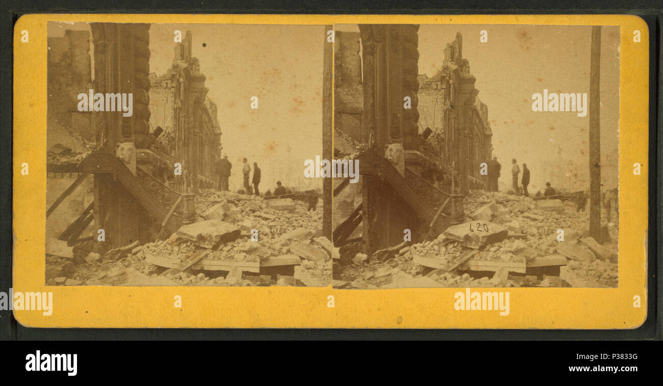 119 Allgemeine Ansicht - Nord auf LaSalle von der Monroe Street, die von Bowman, W.E. (William Emory), 1834-1915 Stockfoto