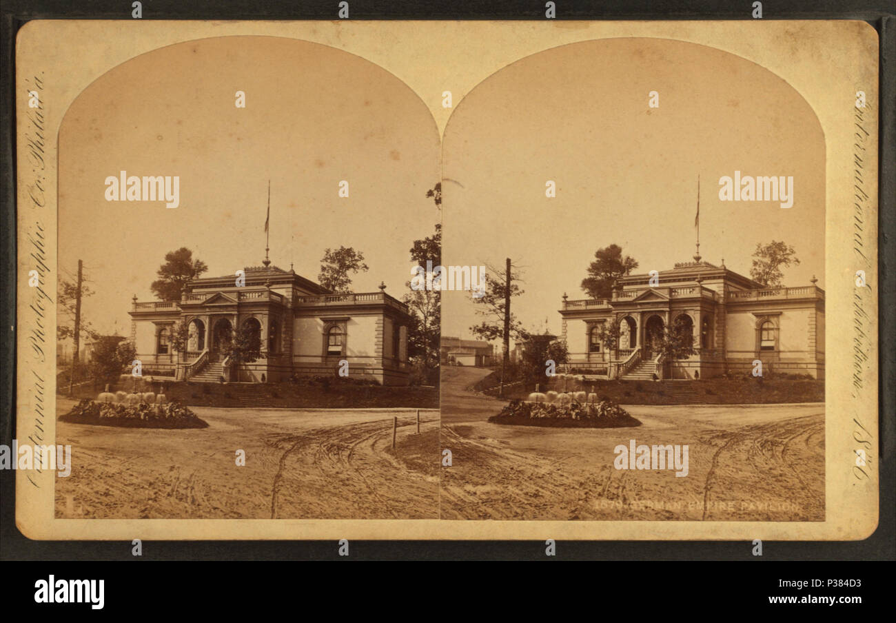 122 Deutsches Reich Pavillon, von Centennial fotografische Co. Stockfoto