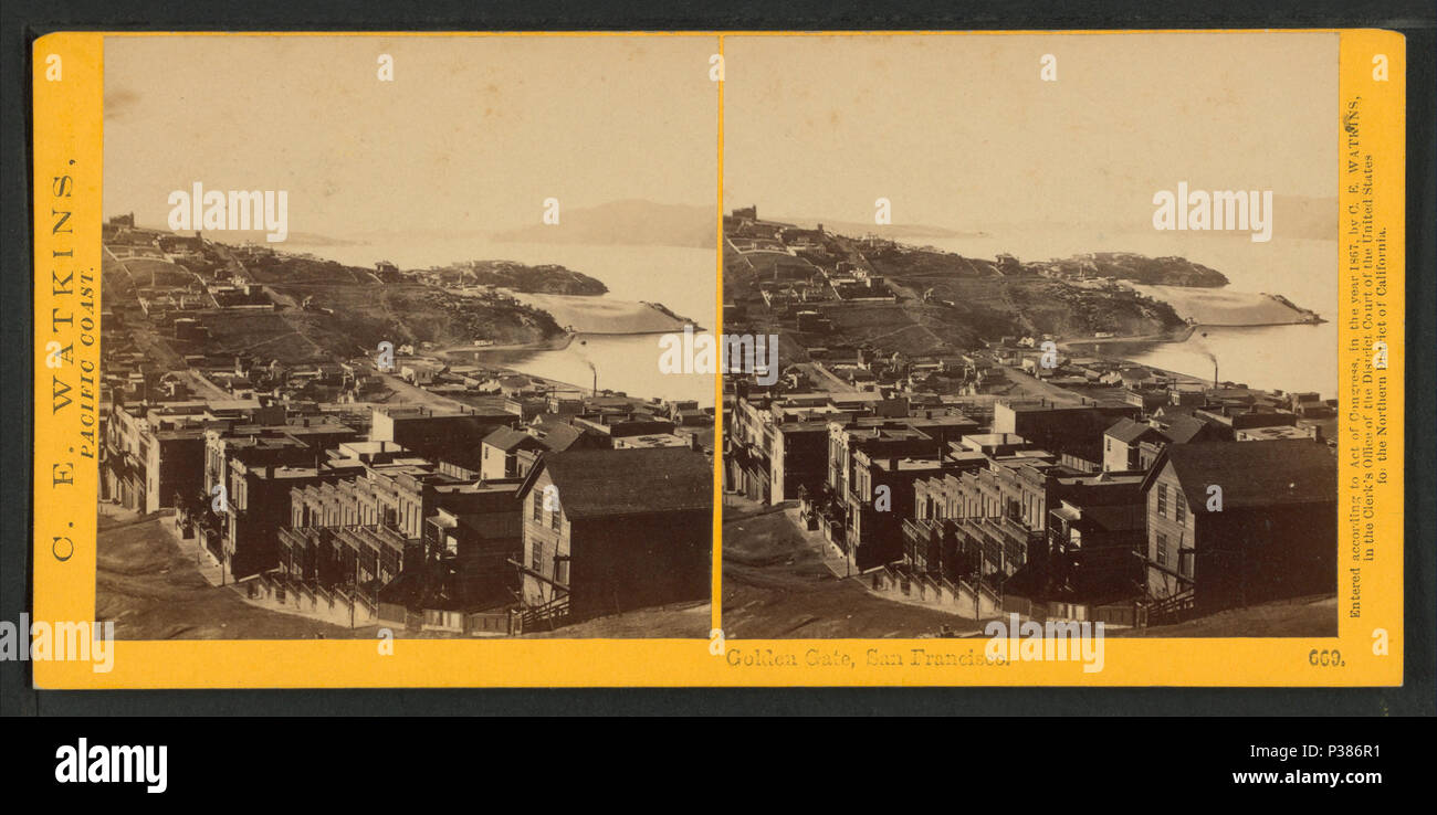 126 Golden Gate, San Francisco, von Robert N. Dennis Sammlung von stereoskopische Ansichten 4. Stockfoto