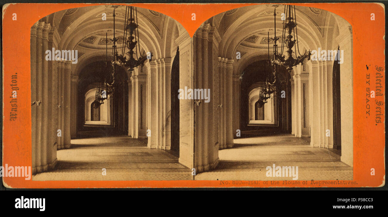 136 Halle des Repräsentantenhauses, von Stacy, G. (George) Stockfoto