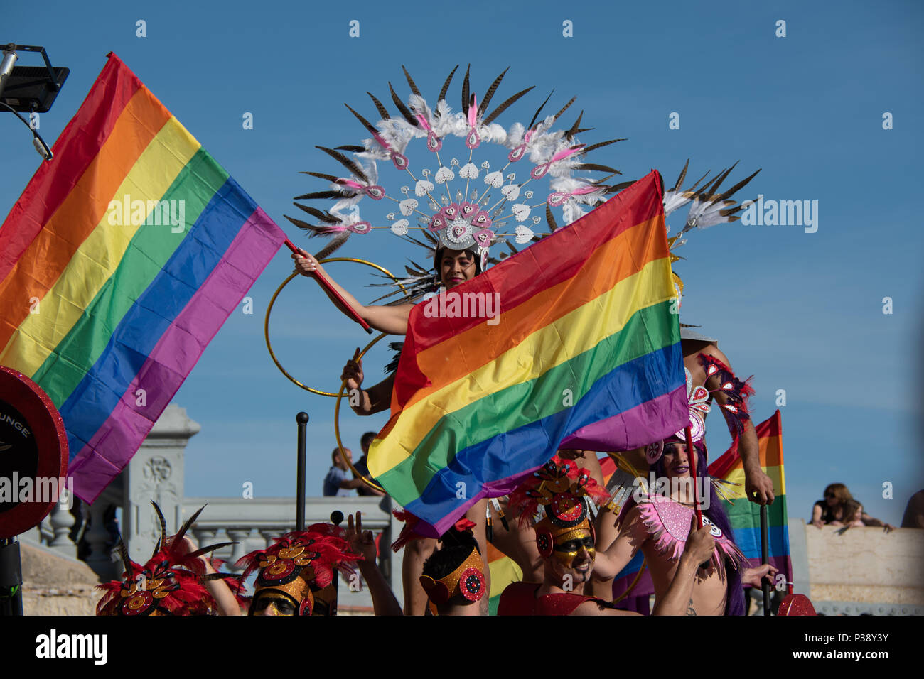 Sitges Gay Pride Stockfoto