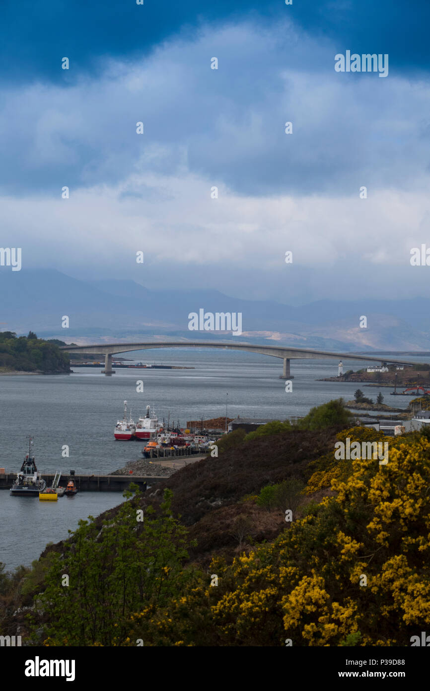 Skye Bridge Loch Alsh Schottland Stockfoto