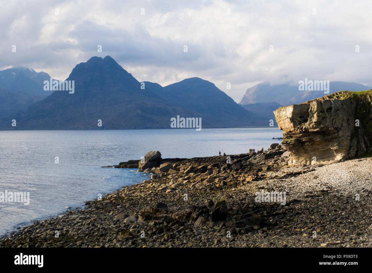 Isle Of Skye Cuillin Berge Stockfoto