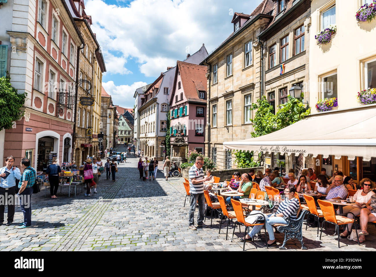 Bamberg - historische Stadt in Deutschland Stockfoto