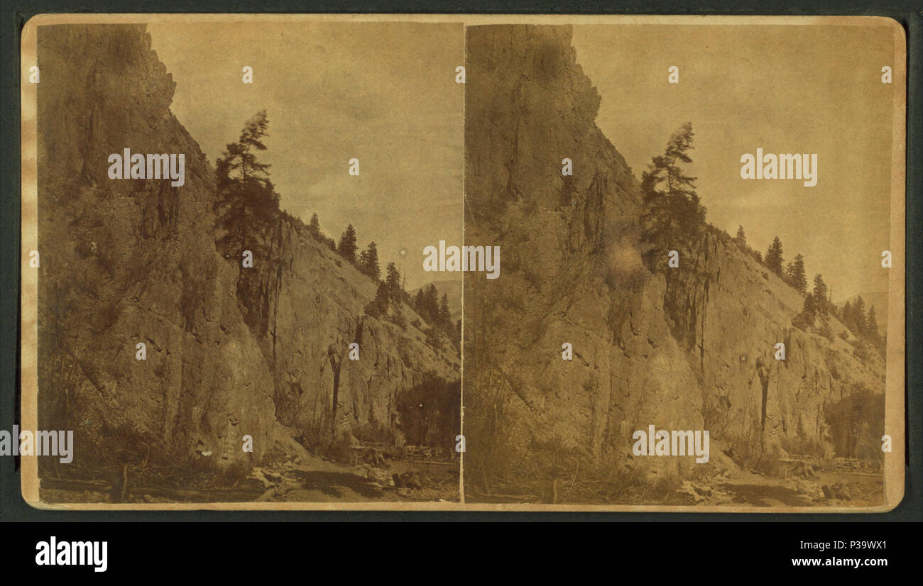 . Werbung malte auf Wand. Abdeckung: 1870?-1900?. Quelle Impressum: 1870?-1900?. Digitale Element veröffentlicht 10-24-2005; 2-13-2009 aktualisiert. 16 Werbung auf Wand gemalt, von Robert N. Dennis Sammlung von stereoskopische Ansichten Stockfoto