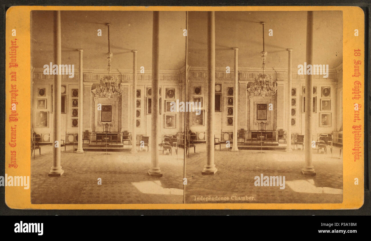 152 Unabhängigkeit Kammer, von Cremer, James, 1821-1893 Stockfoto