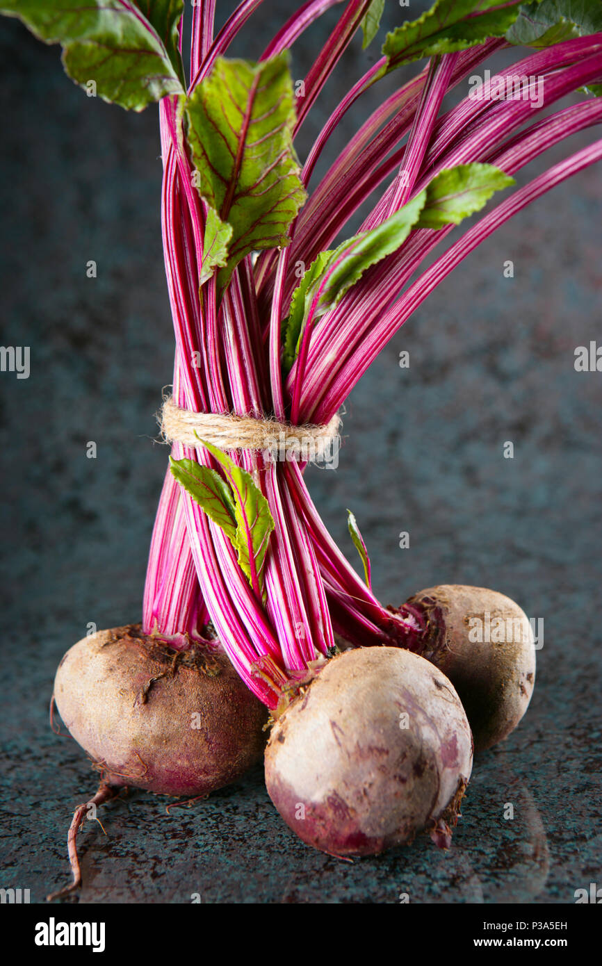 Stillleben mit Rüben Stockfoto