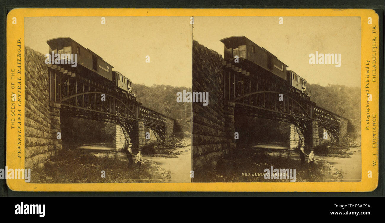 162 Juniata Brücke, durch Purviance, W.T. (William T.) Stockfoto