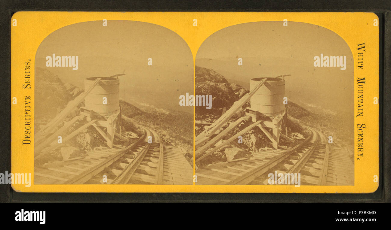 198 Mount Washington Railway, von Robert N. Dennis Sammlung von stereoskopische Ansichten 2. Stockfoto