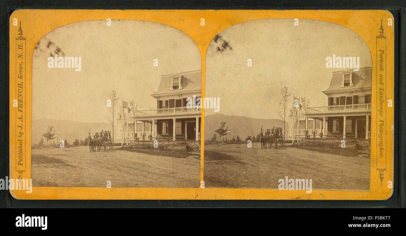 . Mountain House. Abdeckung: 1864?-1885?. Digitale Element veröffentlicht 3-9 2006; Aktualisiert im 6-25 2010. 198 Mountain House, von französischen, J.A., 1834-1898 Stockfoto