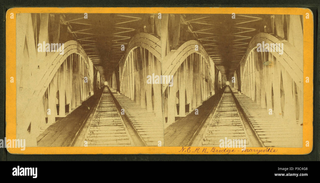 203 N.C. R. R. Brücke, Marysville, durch Purviance, W.T. (William T.) 2 Stockfoto