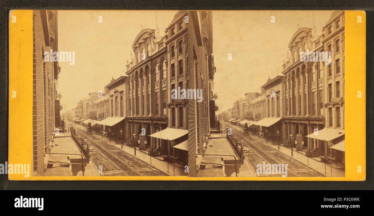 207 Neue Chestnut Street Theater, durch Bartlettbirne &Amp; Französisch Stockfoto