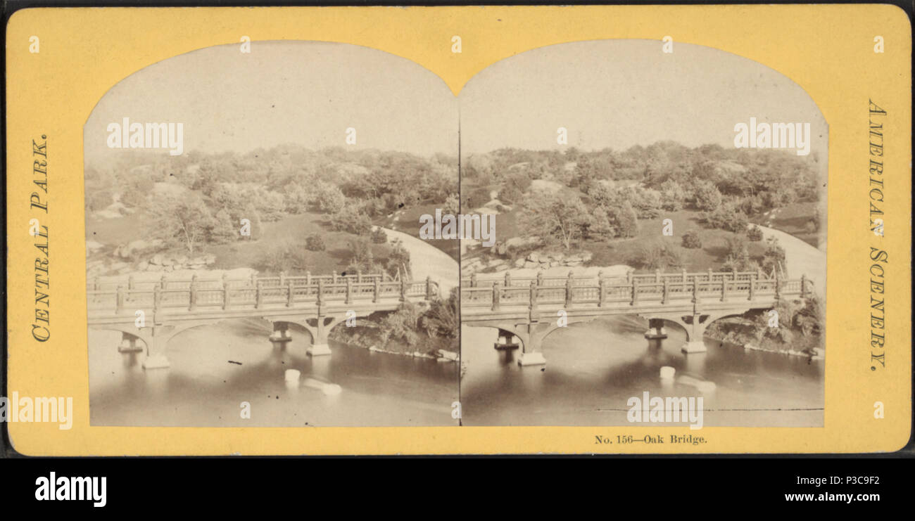 217 Eiche Brücke, von Chase, W. M. (William M.), Ca. 1818-1901 Stockfoto