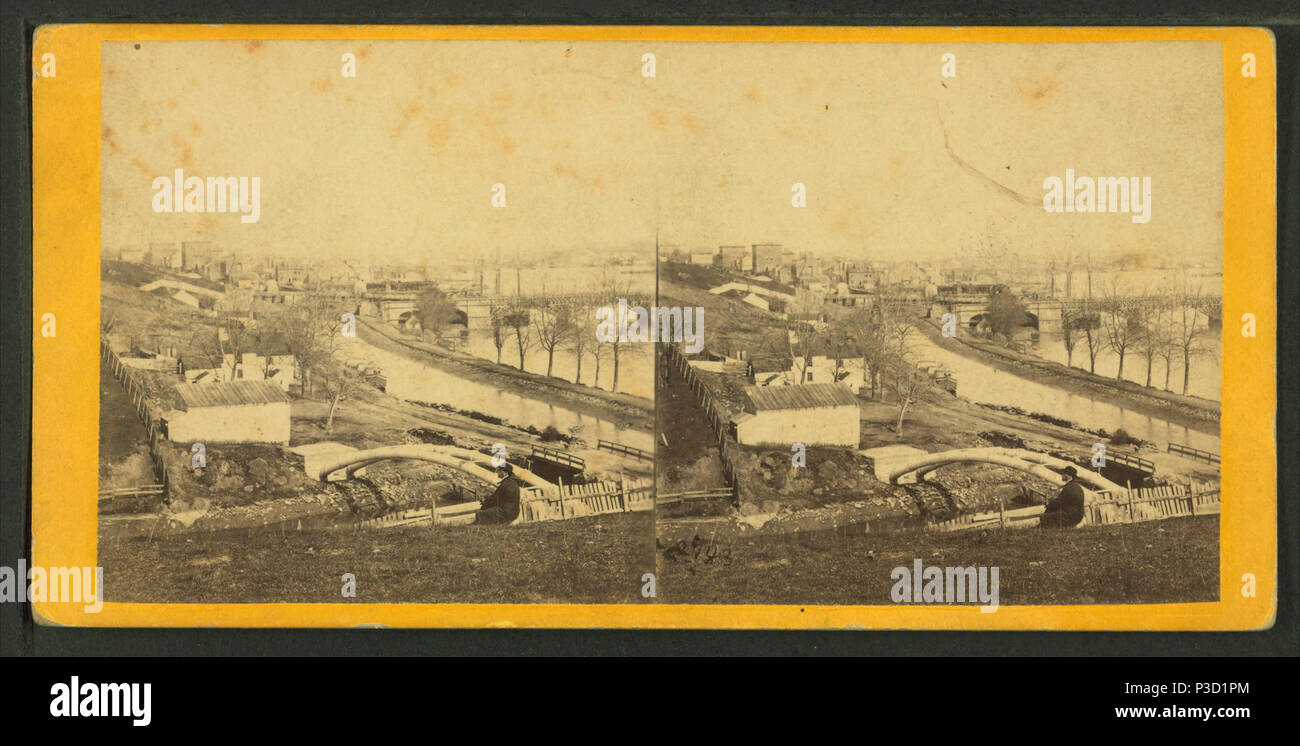 . Malerische Ansicht von Georgetown, der Potomac und Chesapeake Kanal, von der Rückseite der Sternwarte. Alternative Titel: Blick auf die Stadt in Washington, D.C., Nr. 2743. Erstellt: 1860-1880. Abdeckung: 1860-1880. Quelle Impressum: 1860?-1880?. Digitale Element veröffentlicht 1-25 2006; 2-13-2009 aktualisiert. 236 malerischen Blick auf Georgetown, der Potomac und Chesapeake Kanal, von der Rückseite der Sternwarte, von E.&amp; HT Anthony (Hart) 3. Stockfoto