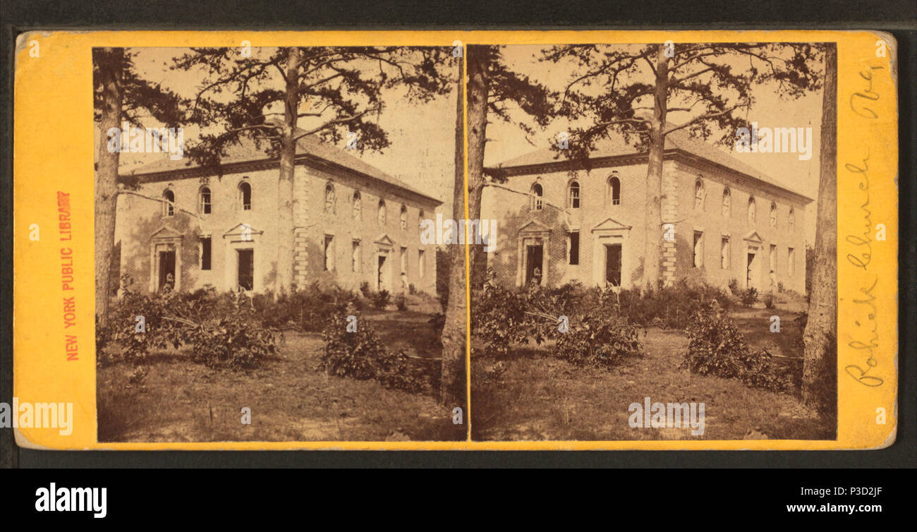 239 Pohick Kirche, Virginia Hall im Repräsentantenhaus, Waschen, von Robert N. Dennis Sammlung von stereoskopische Ansichten Stockfoto