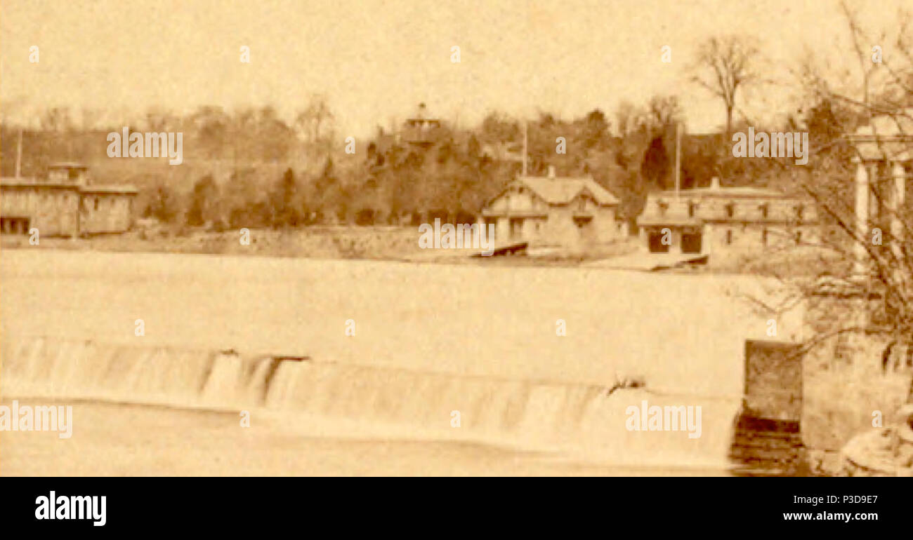 256 Fluss Szene aus alten Park, von Cremer, James, 1821-1893 - Getreide - Stockfoto