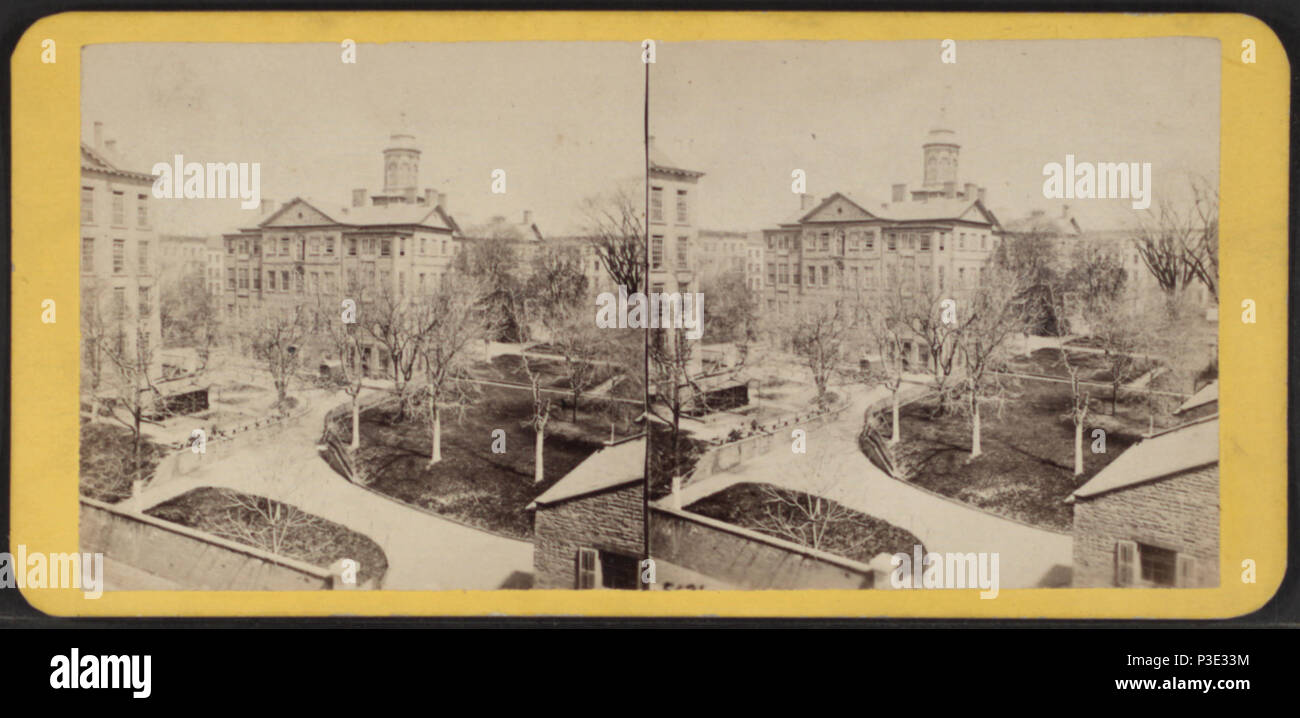 278 Blick nach Süden der City Hospital und der Begründung, von Robert N. Dennis Sammlung von stereoskopische Ansichten Stockfoto