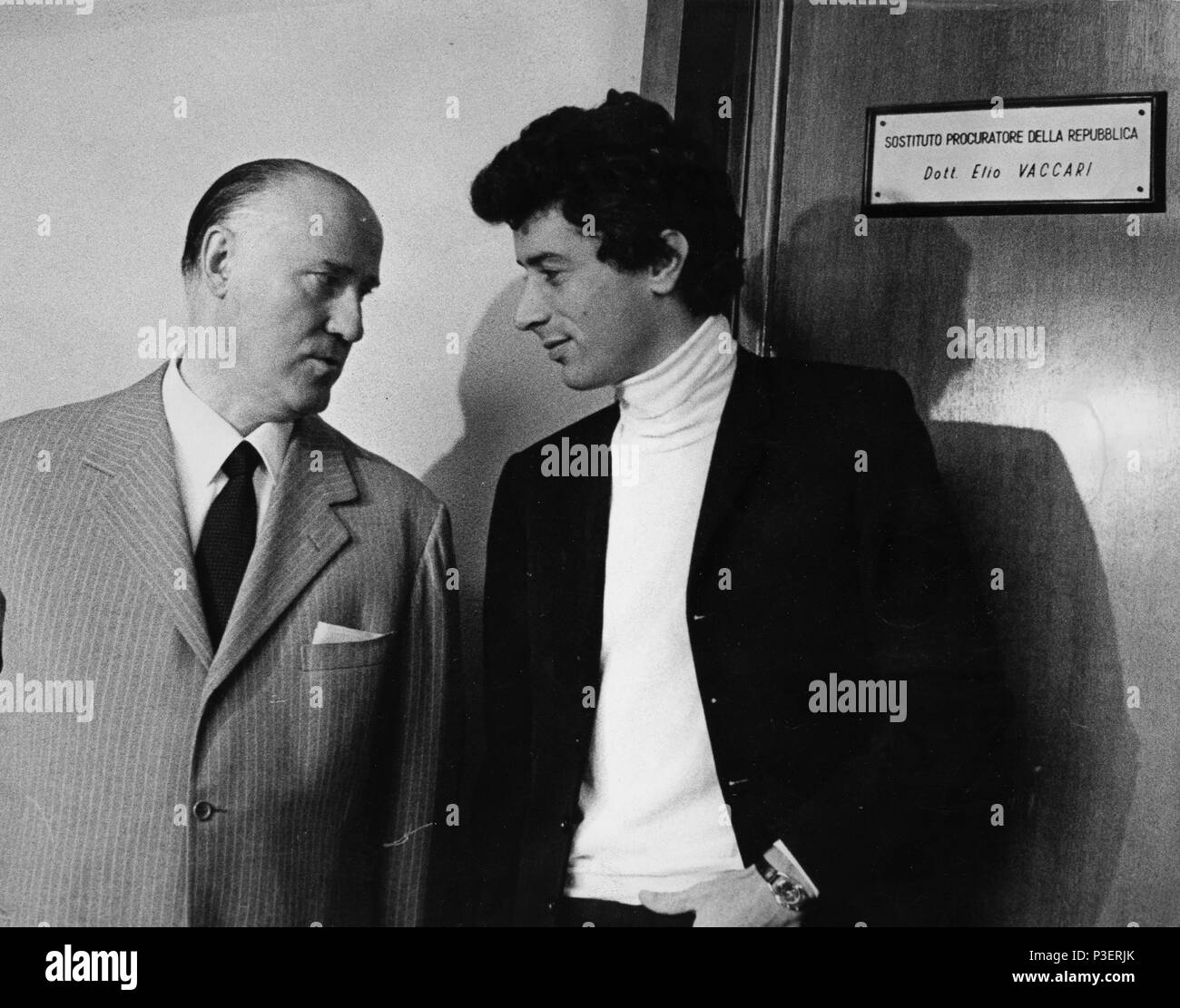 Backy mit seinem Anwalt, 1968 Don Stockfoto