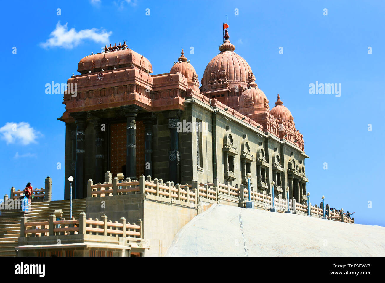 Swami Vivekananda Memorial, Mandapam, Kanyakumari, Tamil Nadu, Indien Stockfoto