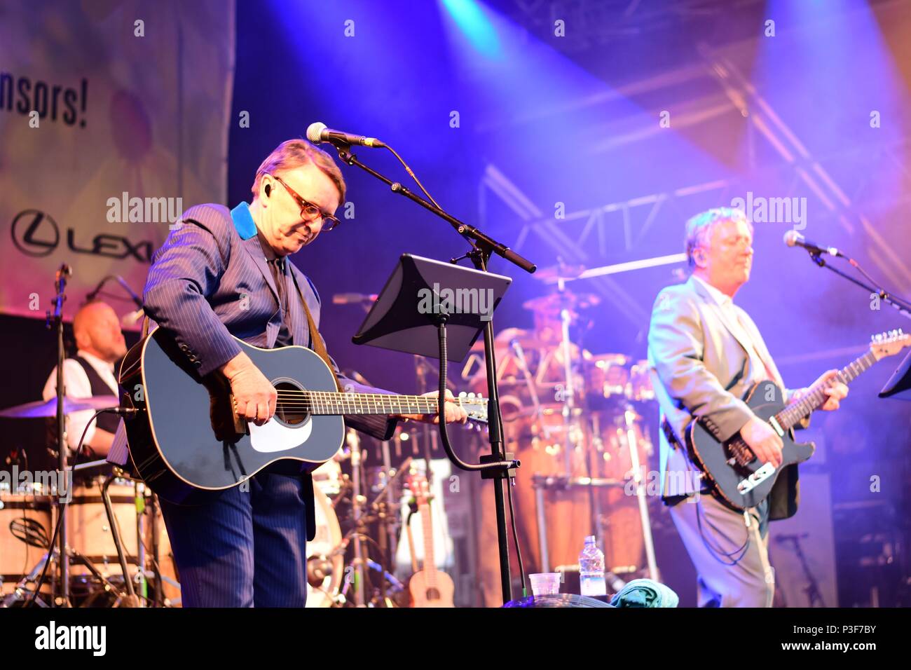 Squeeze rock Badewanne. England - Pub im Park Festival, Juni 2018 Stockfoto