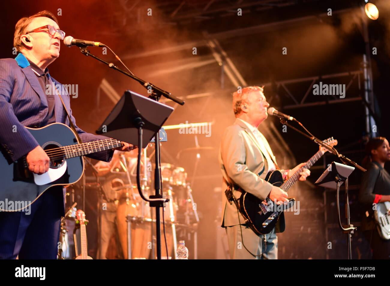Squeeze rock Badewanne. England - Pub im Park Festival, Juni 2018 Stockfoto