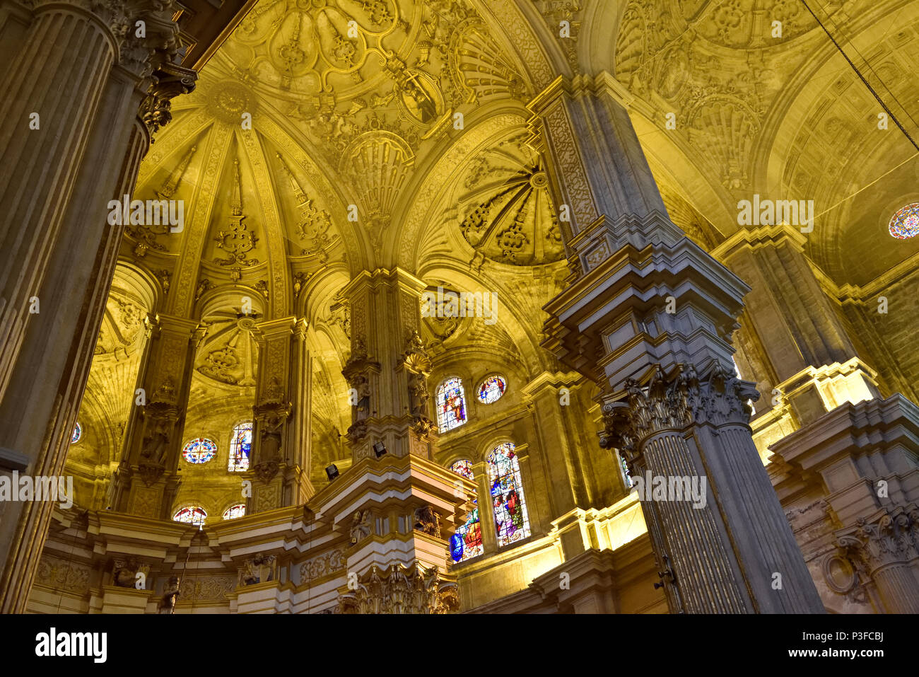 Die Kathedrale von Malaga, Malaga, Spanien Stockfoto