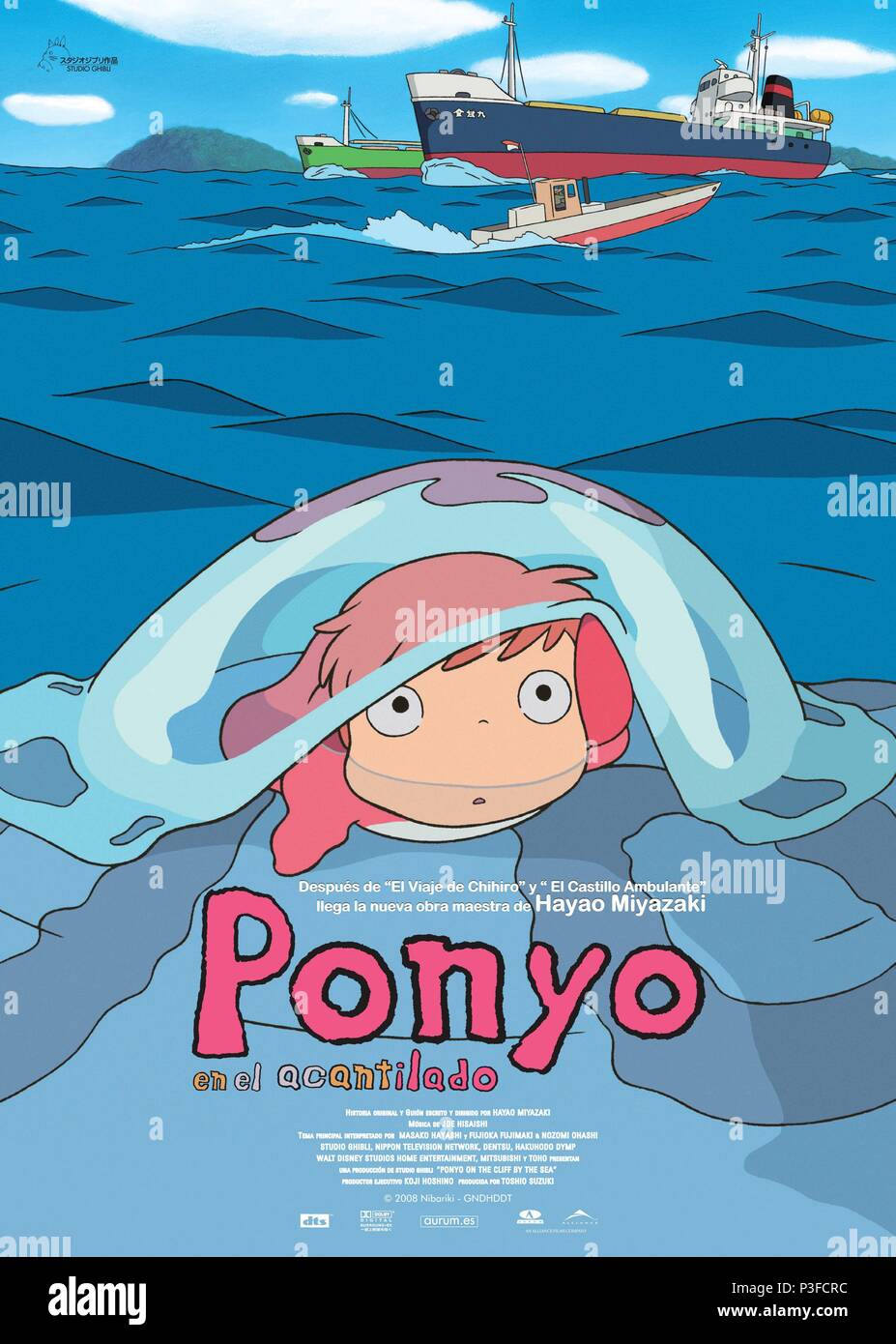 Ponyo poster film titel ponyo auf der klippe Fotos und Bildmaterial