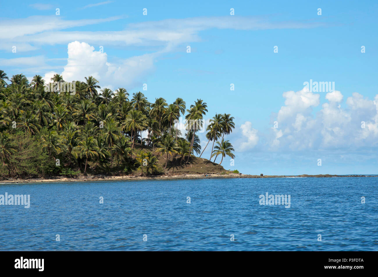 North Bay Beach als von der Fähre aus Aberdeen Steg gesehen, Andamanen Inseln Stockfoto