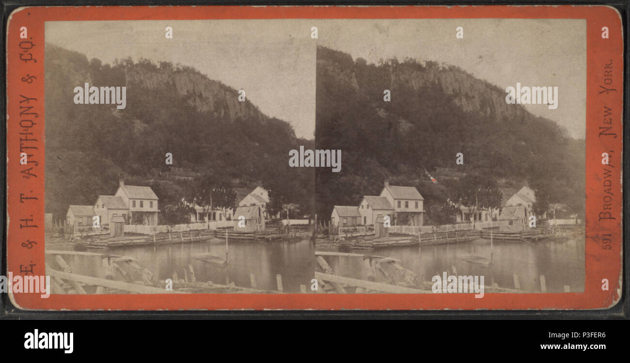317 Die Palisaden oben Fort Lee, von E.&amp; HT Anthony (Hart) Stockfoto