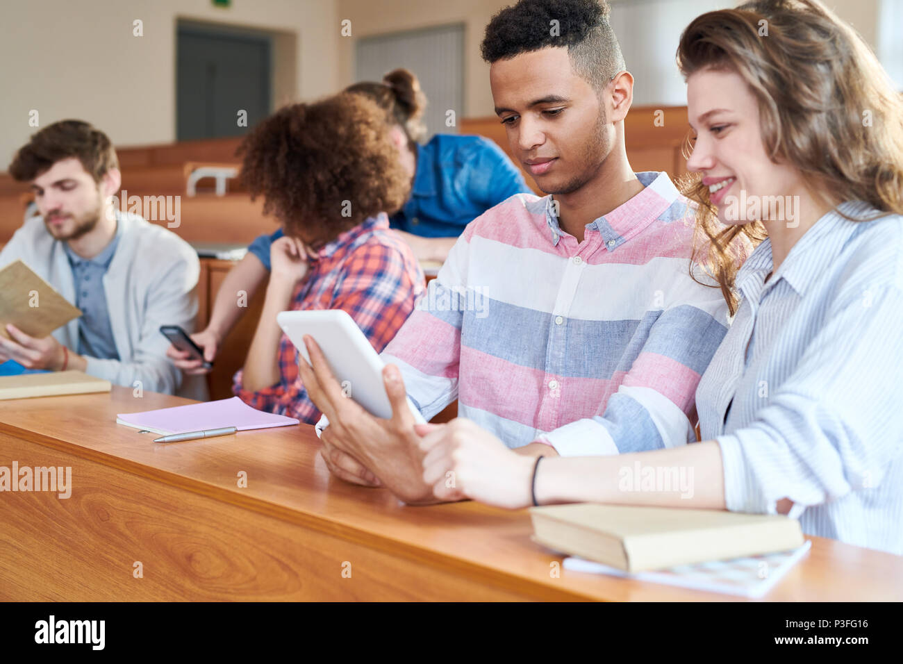 Moderne Ausbildung in der Universität Stockfoto